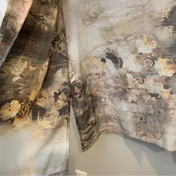 Chicos Travelers Collection Jacket Kimono Open‎ Front Size 3 - Picture 8 of 10